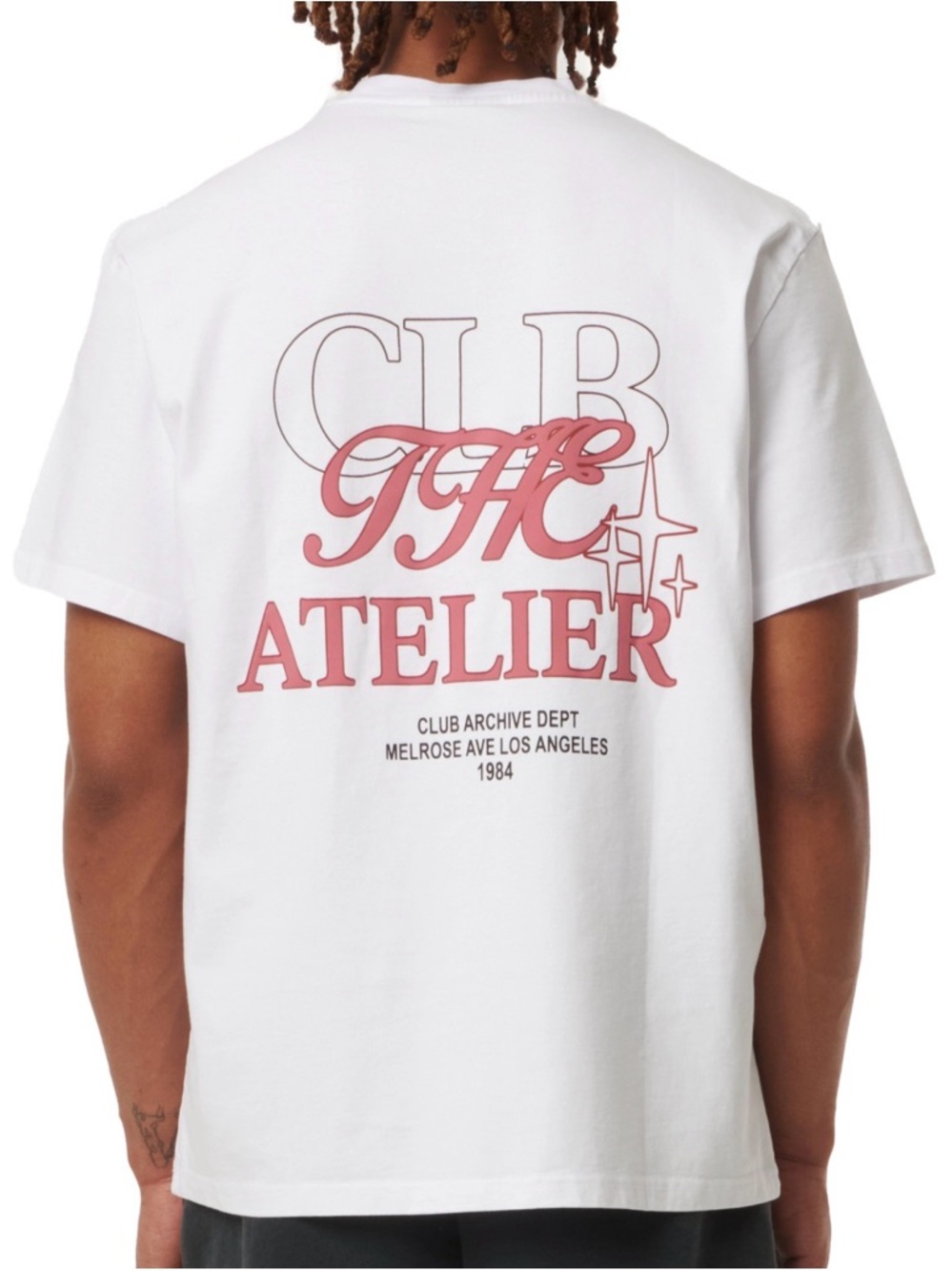 CLUB 1984 WHITE AND RED SHIRT